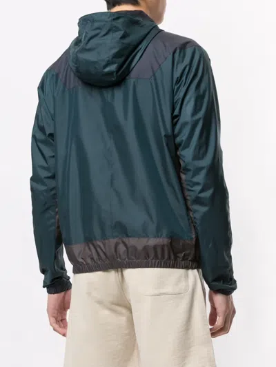 Corneliani Oversize Zip Windbreaker In Blue