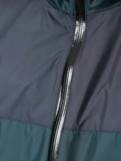 Corneliani Oversize Zip Windbreaker In Blue
