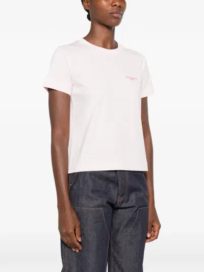 Givenchy Logo-print T-shirt In Pink