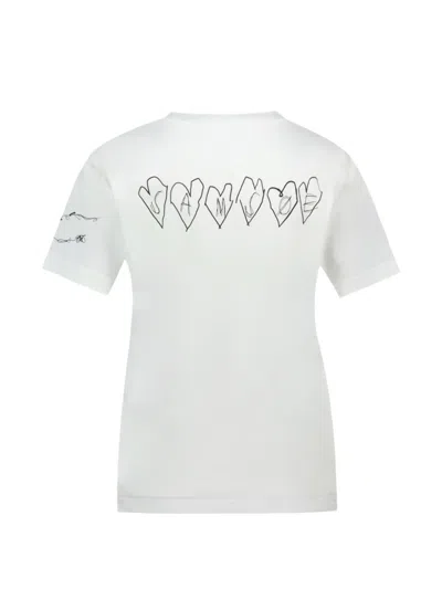 Samsoe & Samsoe Graphic-print Cotton T-shirt In White