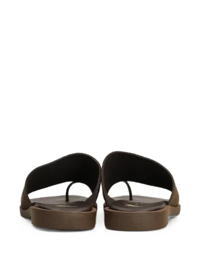 Nicolas Lainas Embellished Suede Sandals In Multi
