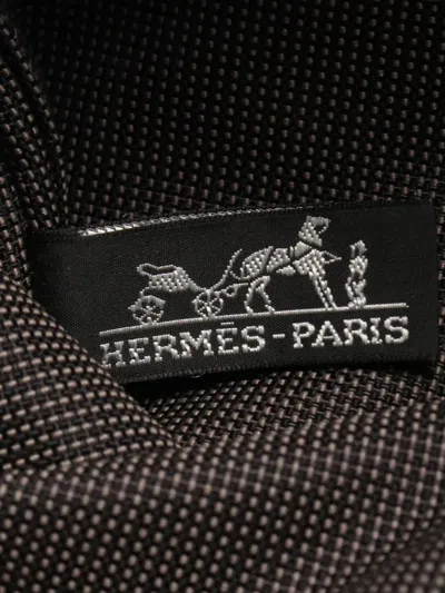 Pre-owned Hermes 2000s Pm Herline Backpack In Grey