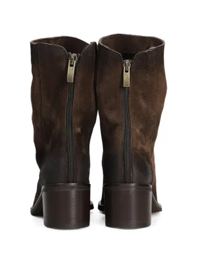 Metisse Degradè-effect Ankle Boots In Brown