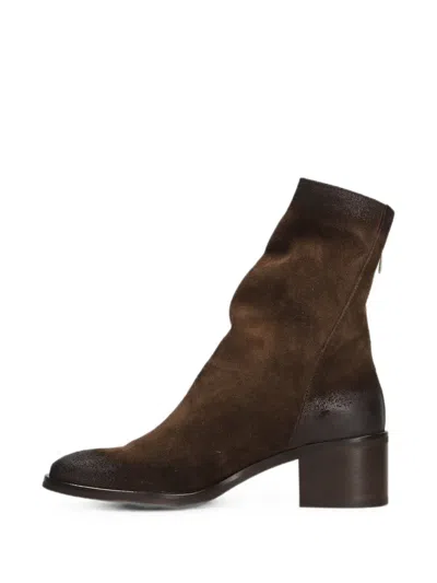 Metisse Degradè-effect Ankle Boots In Brown