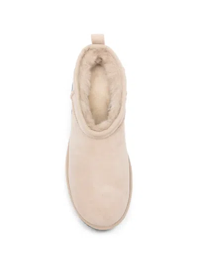 Ugg Classic Ultra Mini Pull-tab Ankle Boots In Pink