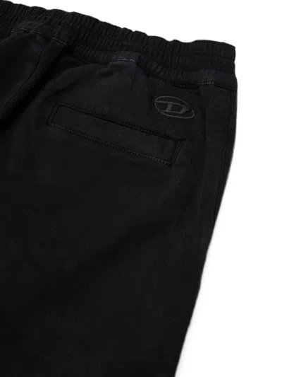 Diesel Multi-pocket Cargo Pants In Black