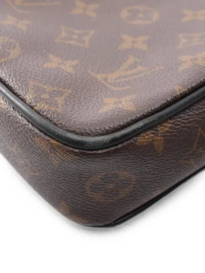 Pre-owned Louis Vuitton 2000s Monogram Christopher Shoulder Bag In ブラウン