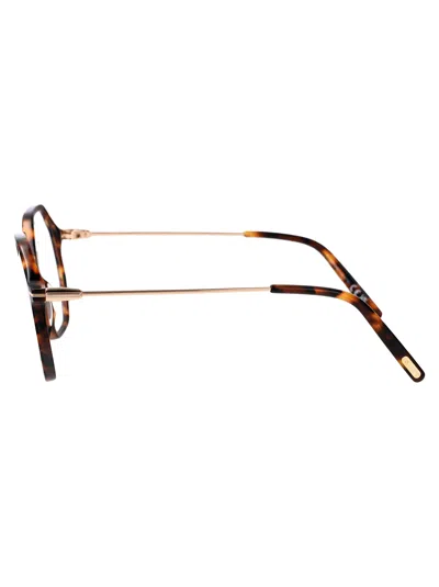 Tom Ford Ft5952-b Acetate Optical Frame Eyeglasses In Brown