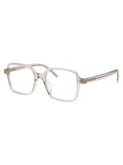 Saint Laurent Squared Optical Sl M139 004 In White