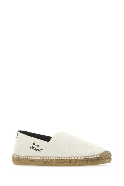 Saint Laurent Espadrillas In White