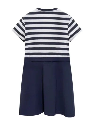 Versace Cotton Mini-dress In Blue