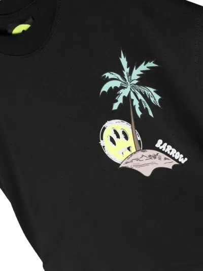 Barrow Cropped T-shirt In Black