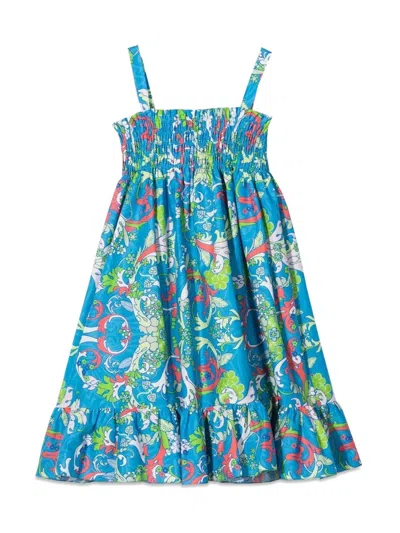 Versace Dress In Blue