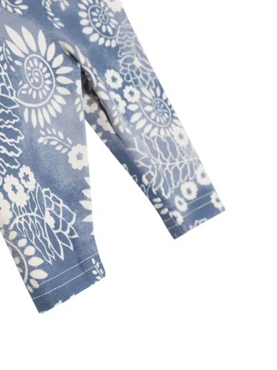 Polo Ralph Lauren Patterned Leggings In Blue