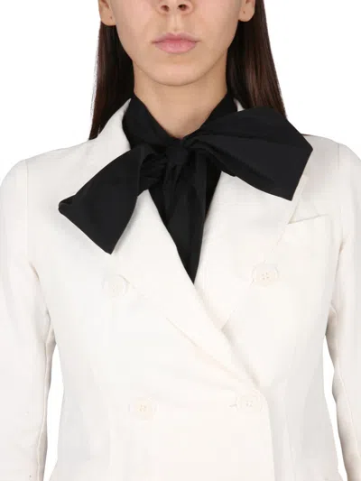 Aspesi Double-breasted Jacket In White