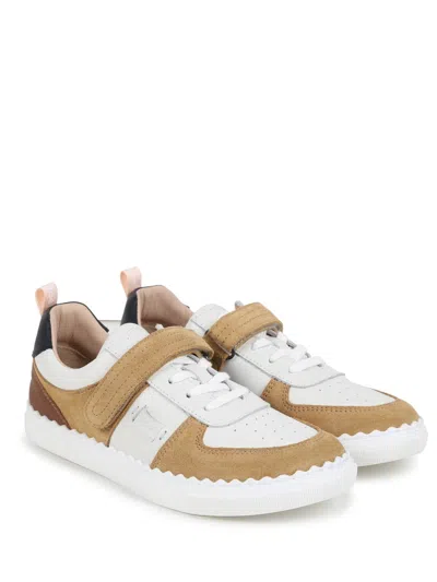 Chloé Chloe' Sneakers In Neutral