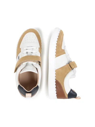 Chloé Chloe' Sneakers In Neutral