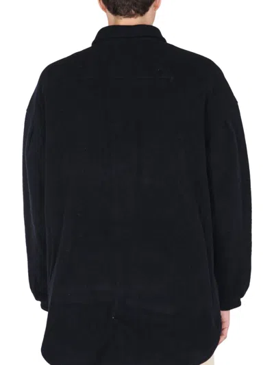 Ambush Padded Oversized Jacket With Classic Collar In Black