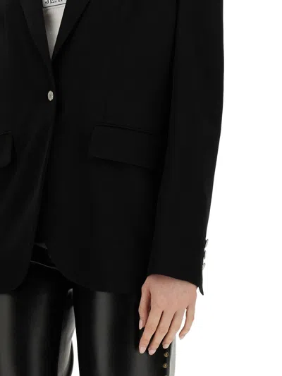 Moschino Jeans Single-breasted Jacket In Black