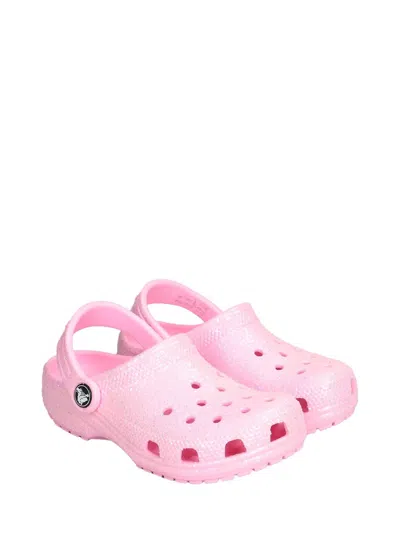 Crocs Classic Glitter Clog K In Pink