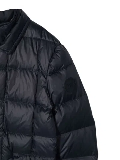 Fay Down Double Front Jacket In Blue