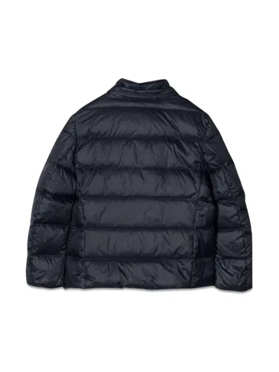 Fay Down Double Front Jacket In Blue