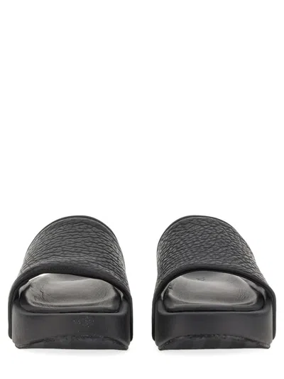 Y-3 Slide Sandal In Black