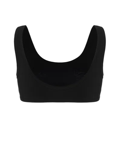 Jil Sander Elegant One Piece Bikini In Black
