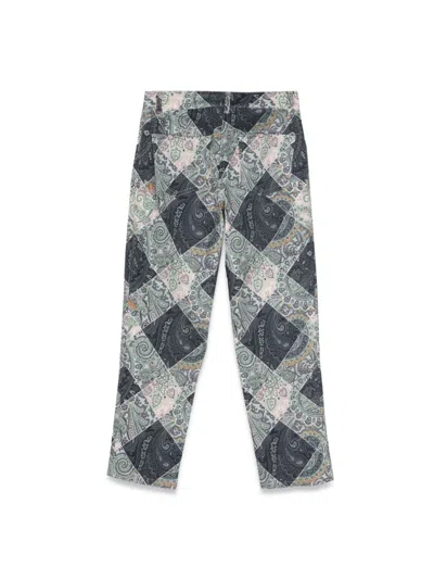 Etro Fabric Pants In Multi