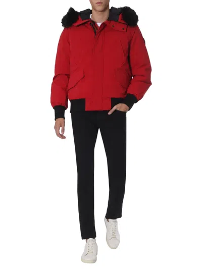 Rudsak "dawn" Down Jacket In Red