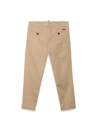 Dsquared2 Dsquared Pants With Patches In Beige