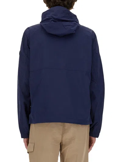 Woolrich Nylon Jacket In Blue
