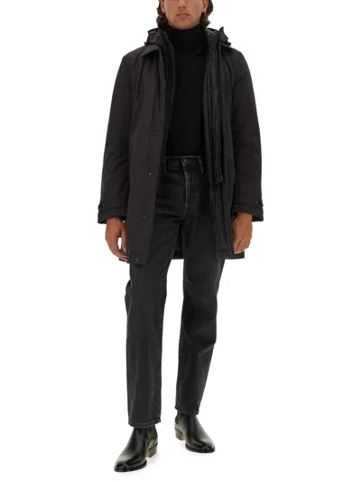 Woolrich Nylon Jacket In Black