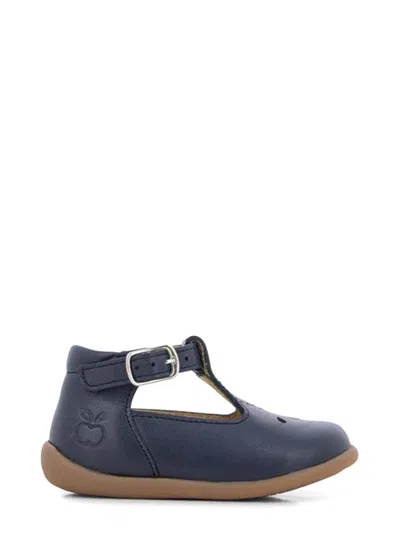 Pom D'api Mini Stand-up Sandals For Baby Boys In Blue