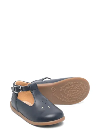 Pom D'api Mini Stand-up Sandals For Baby Boys In Blue