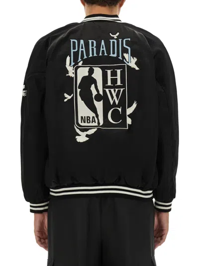 3paradis 3.paradis Varsity Jacket In Black