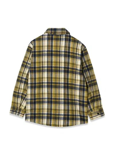 Aspesi M/l Plaid Shirt In Multicolour