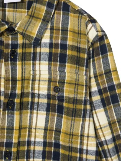 Aspesi M/l Plaid Shirt In Multicolour