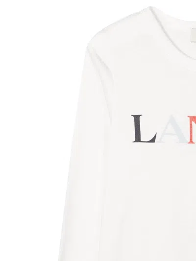 Lanvin T-shirt Con Logo In Multi