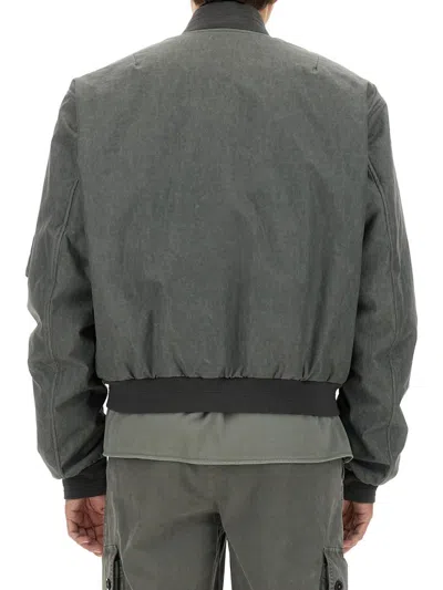 Dolce & Gabbana Oversized Zip-up Bomber Jacket In Green