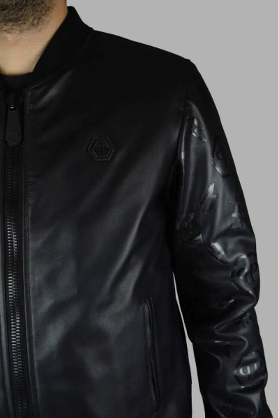 Philipp Plein Bomber Jacket In Black