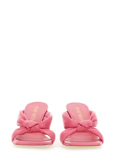 Stuart Weitzman Sandal With Bow In Multi
