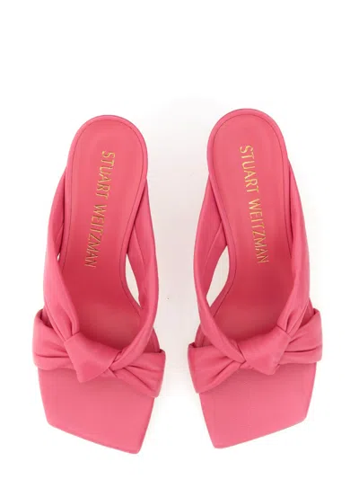 Stuart Weitzman Sandal With Bow In Multi