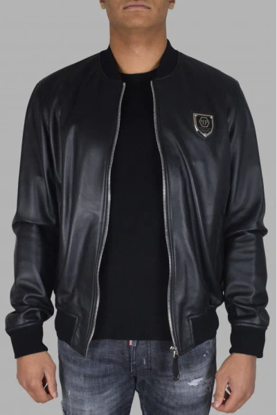 Philipp Plein Bomber Jacket In Black