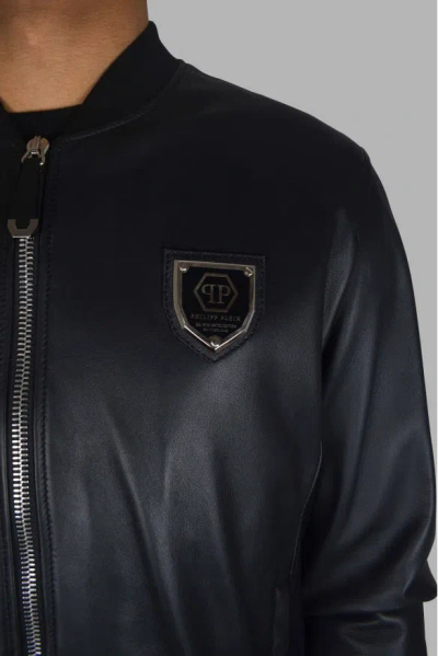 Philipp Plein Bomber Jacket In Black