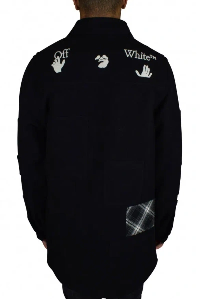 Off-white Off White Coat In Black