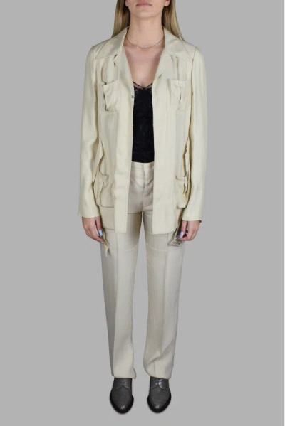 Prada Patch-pocket Suit In Neutral