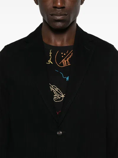 Circolo 1901 Cotton Single Breasted Jacket In Black