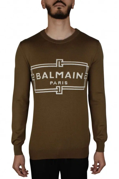 Balmain Sweater In Brown