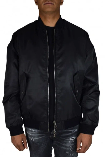Dsquared2 Bomber Jacket In Black
